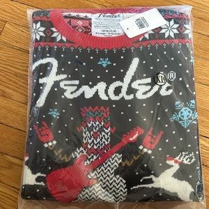 NWT Fender ugly Christmas sweater